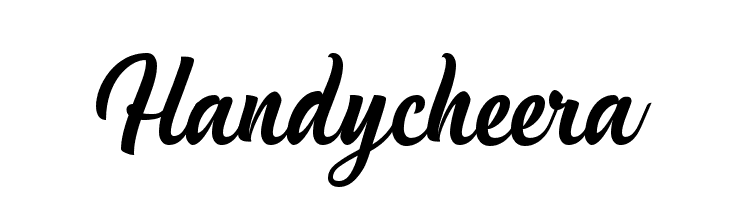 Handycheera  Frei Schriftart Herunterladen