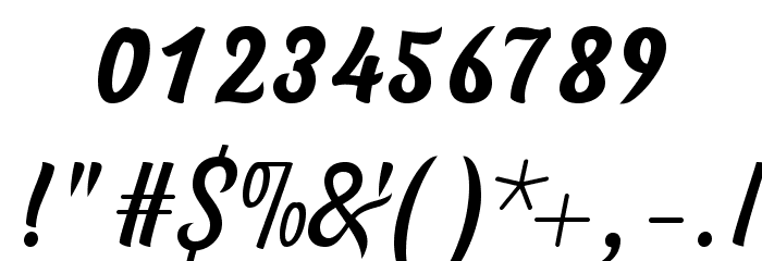 Handycheera Font OTHER CHARS