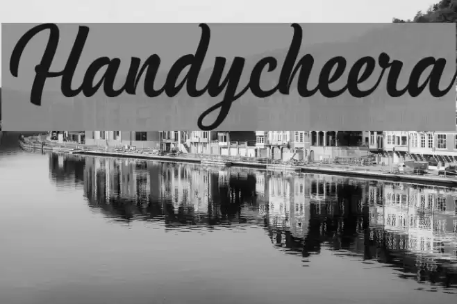 Handycheera Font examples