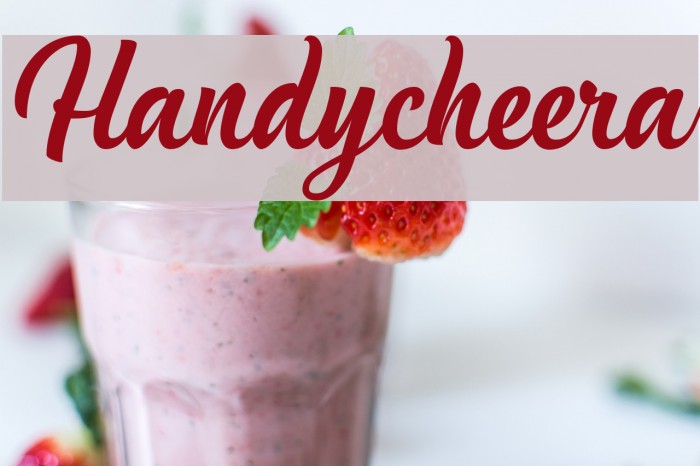 Handycheera Font examples
