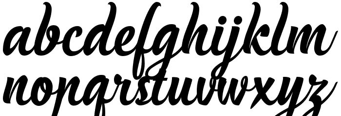 Handycheera Font LOWERCASE
