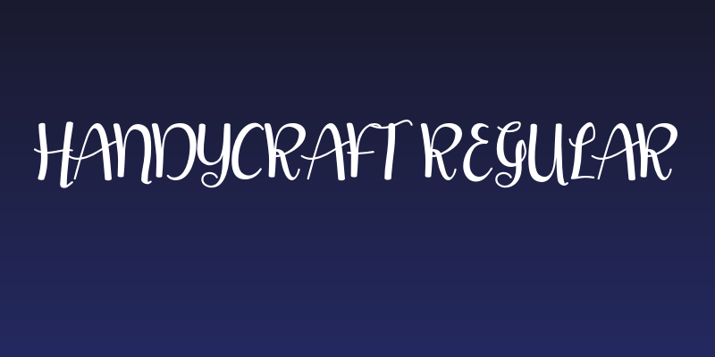 Handycraft-Regular Social Header