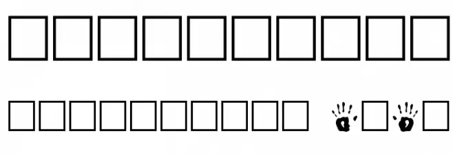 Handyfont Regular Font OTHER CHARS