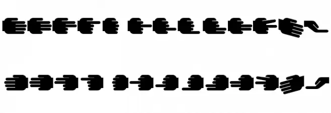 Handyfont Regular خط أحرف صغيرة