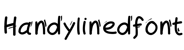 Handylinedfont Font