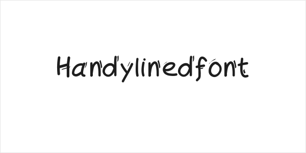 Handylinedfont Logo
