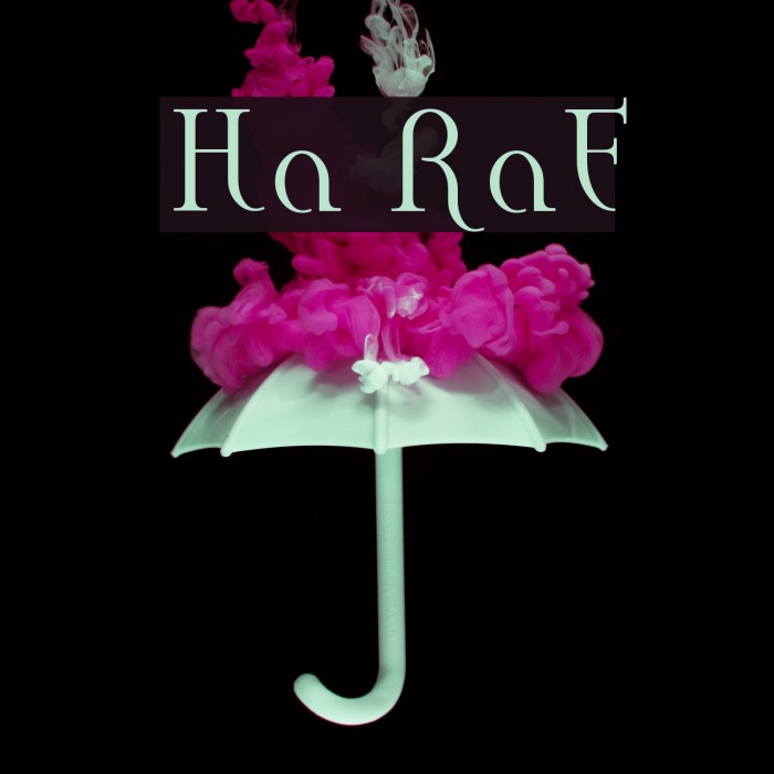 Hane RegularE Font examples