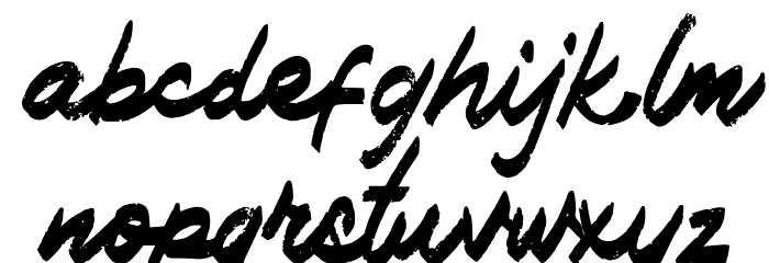 Haned FREE Font LOWERCASE