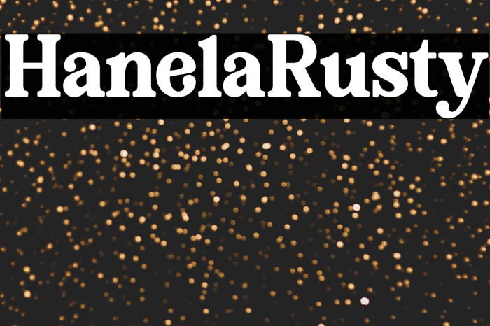 Hanela Rusty Example 3