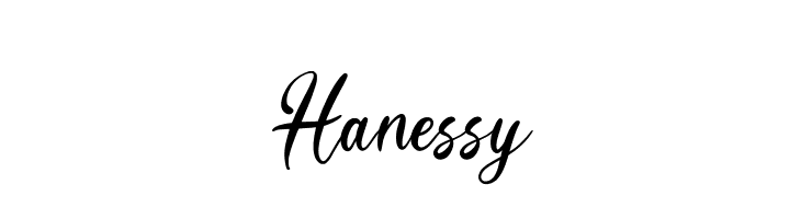 Hanessy  font caratteri gratis