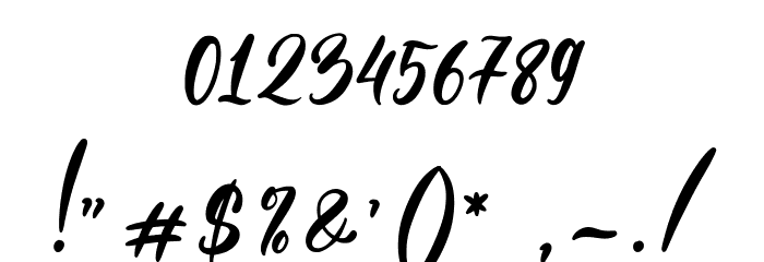 Hanessy Font OTHER CHARS