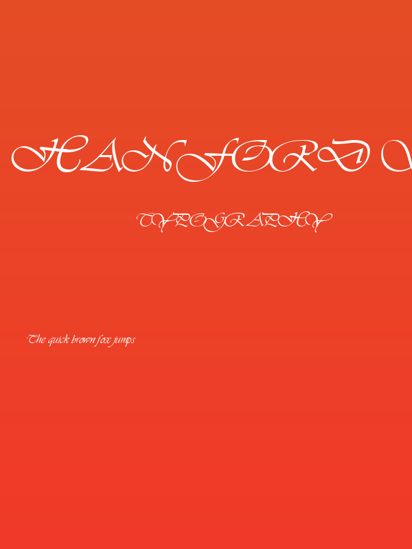 Hanford Script Poster