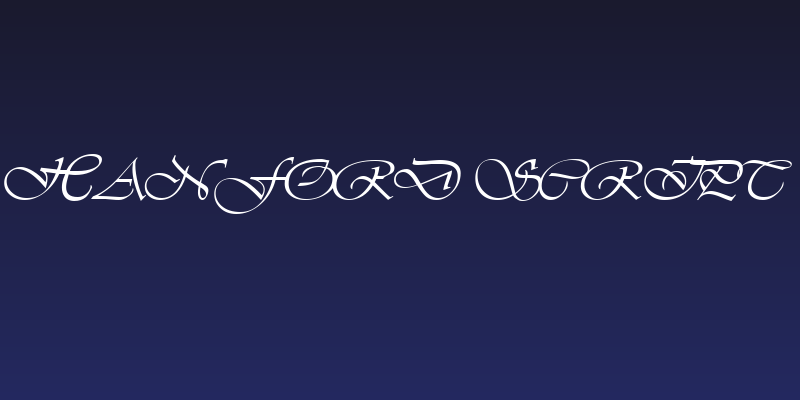 Hanford Script Social Header