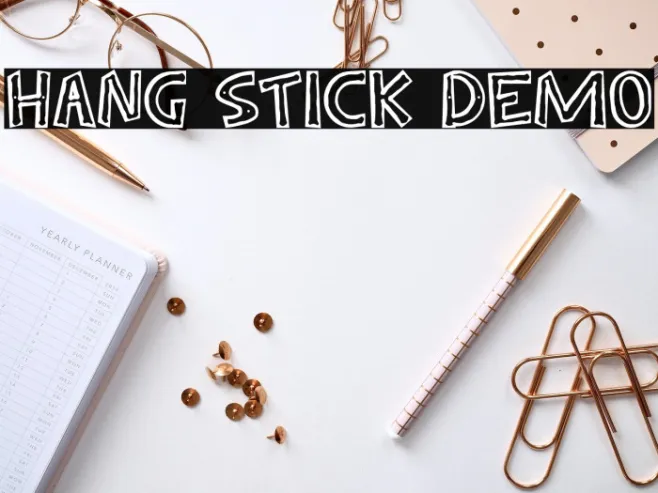 Hang Stick Demo Example 2