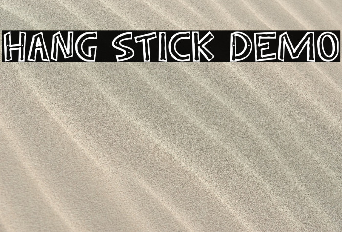 Hang Stick Demo Example 3