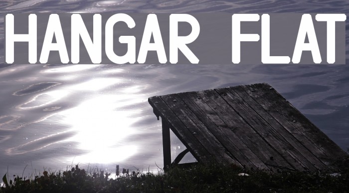 Hangar Flat Font examples