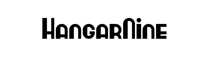 Hangar Nine  les polices de caractères gratuit tlcharger