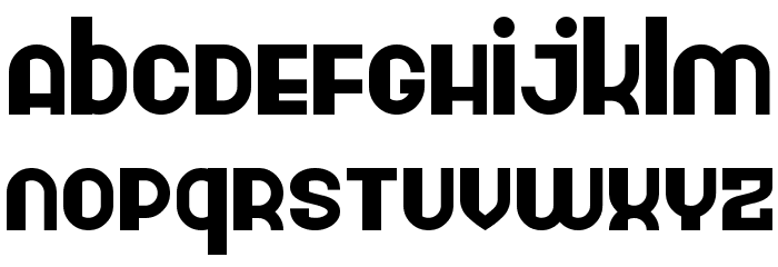 Hangar Nine Font LOWERCASE