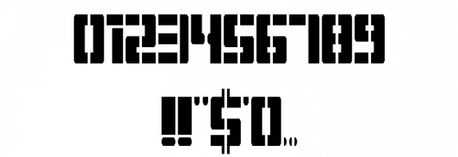 Hangar Regular Font OTHER CHARS