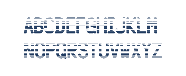 Hangar Striped Lowercase