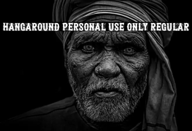 Hangaround PERSONAL USE ONLY Regular Font examples