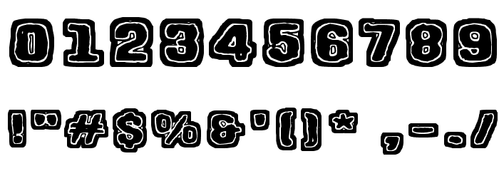 Hangen henki Font OTHER CHARS