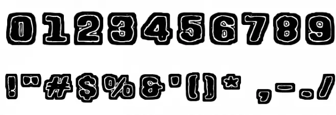 Hangen henki Font OTHER CHARS