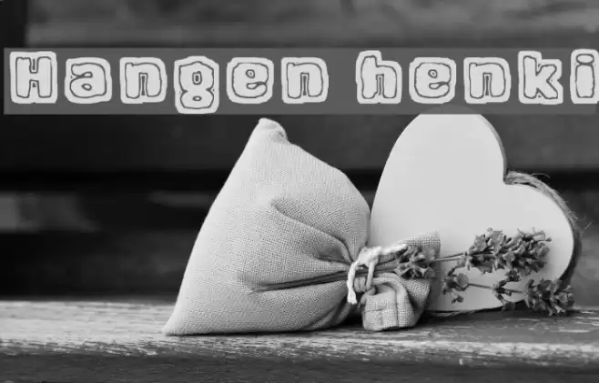 Hangen henki Font examples