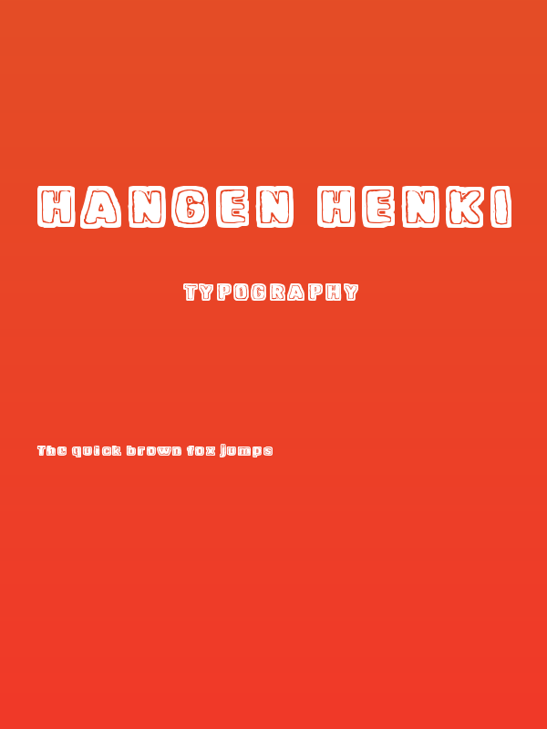 Hangen henki Poster