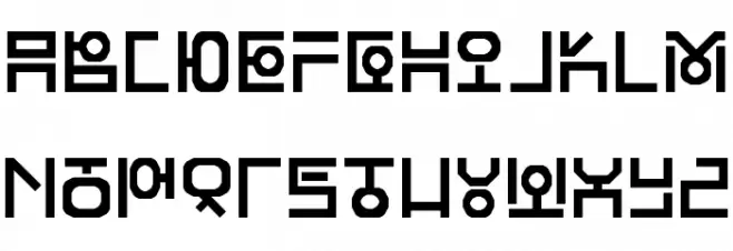 Hangeul Lookslike Regular 字体 大写