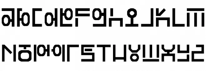Hangeul Lookslike Regular Fuentes MINÚSCULAS