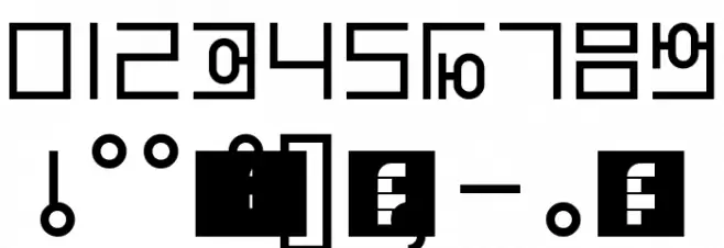 Hangeul Simplify Regular Font OTHER CHARS