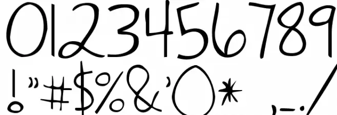 Hanging By a Thread Font OTHER CHARS