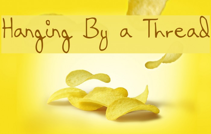 Hanging By a Thread Font examples