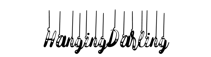 Hanging Darling फ़ॉन्ट