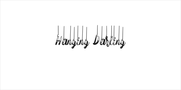 Hanging Darling Logo