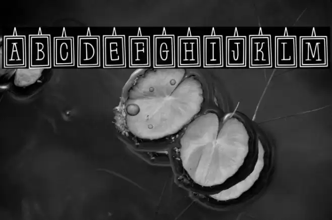 Hanging Frames Regular Font examples