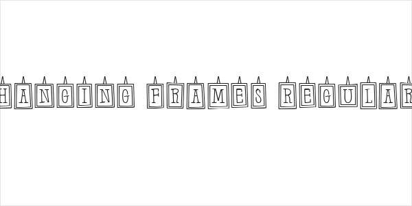 Hanging Frames Regular Logo