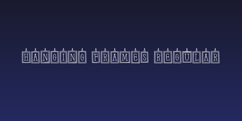 Hanging Frames Regular Social Header