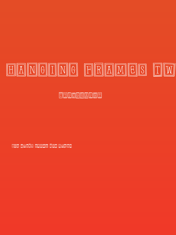 Hanging Frames Two Poster