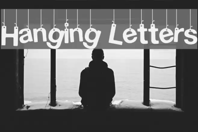 Hanging Letters Font examples
