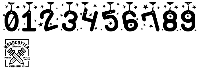 Hanging Party Font OTHER CHARS