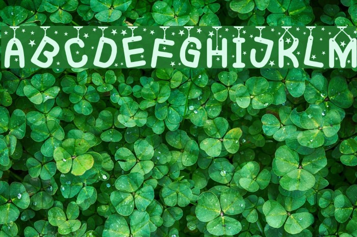 Hanging Party Font examples