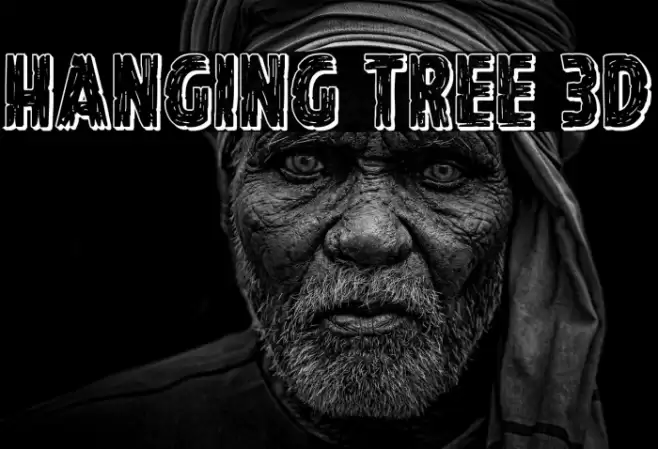 Hanging Tree 3D Font examples
