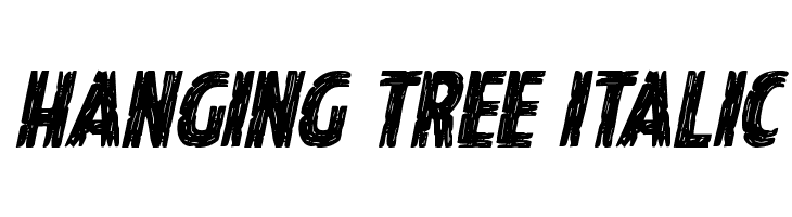 Hanging Tree Italic  नि: शुल्क फ़ॉन्ट्स डाउनलोड