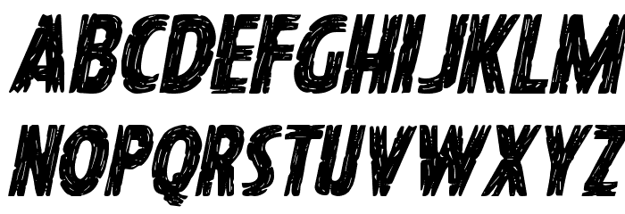 Hanging Tree Italic Font LOWERCASE