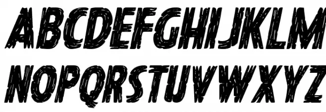 Hanging Tree Italic Fonte MINÚSCULAS