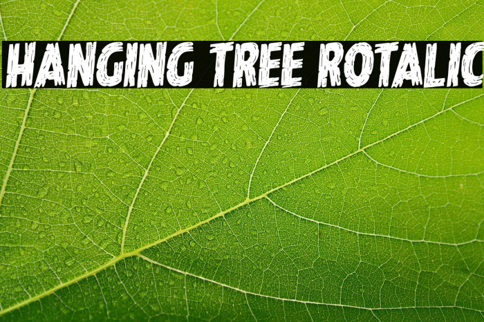 Hanging Tree Rotalic Example 1