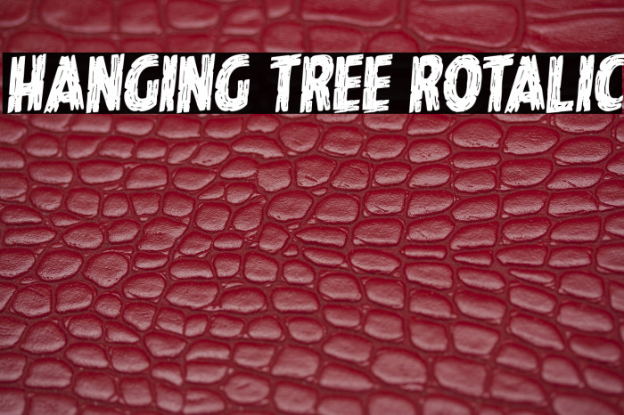 Hanging Tree Rotalic Example 2