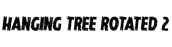 Hanging Tree Rotated 2  नि: शुल्क फ़ॉन्ट्स डाउनलोड